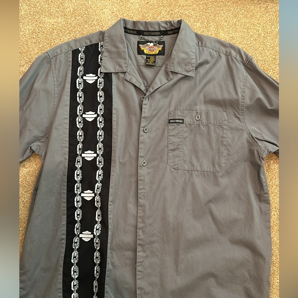 Men’s Harley Davidson button up
